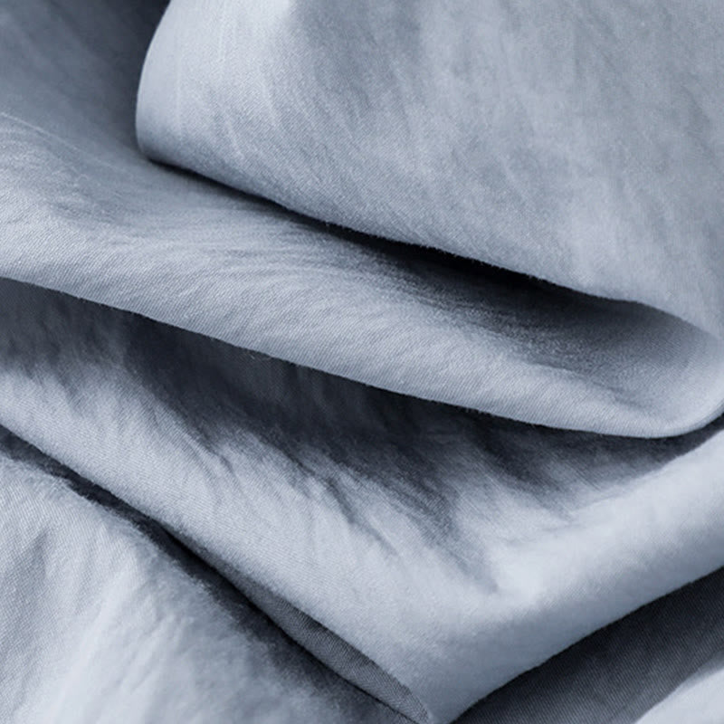 Buddha Stones Casual Hem Hollow Design Women's Cotton 7-8 Length Wide Leg Pants With Pockets