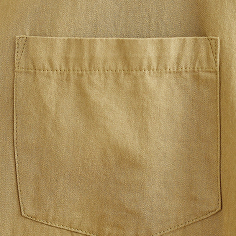 Buddha Stones Commute Plain Half Buttons Accordion Pleats Design Women's Cotton Linen Shirt