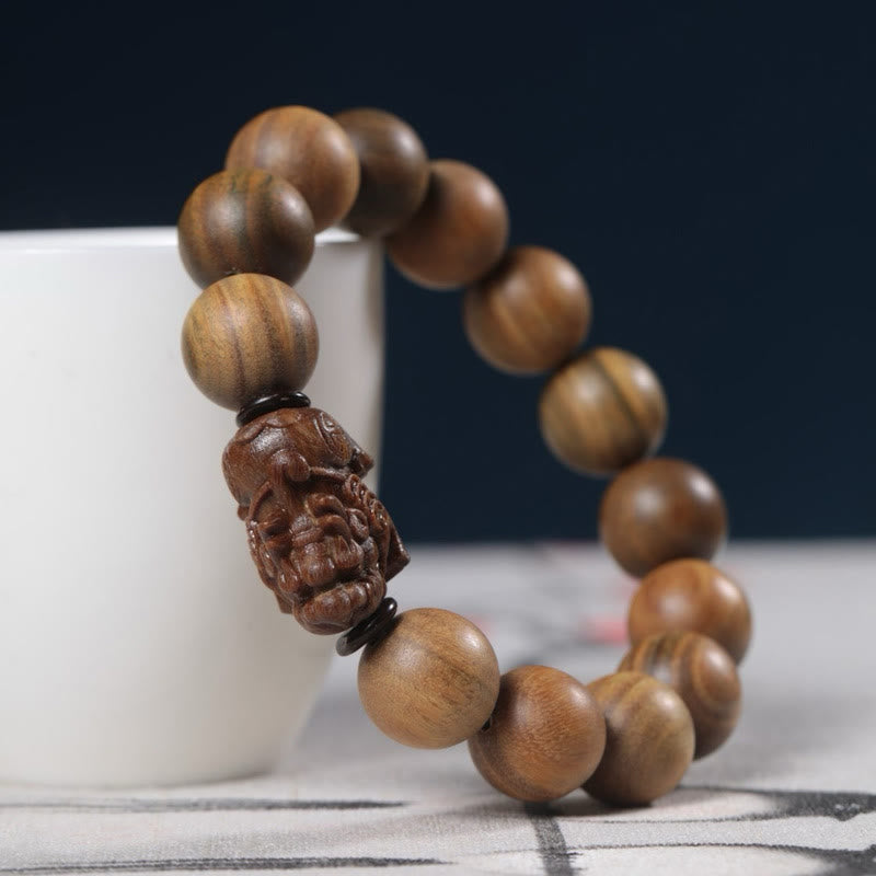 FREE Today: Positive and Attract Wealth Green Sandalwood Pixiu Bracelet