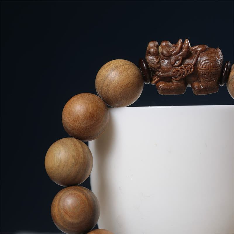 FREE Today: Positive and Attract Wealth Green Sandalwood Pixiu Bracelet