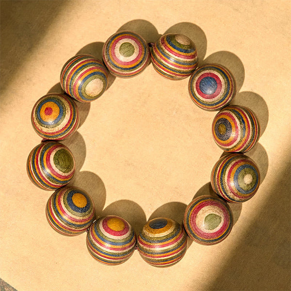 FREE Today: Positive and Balance Colorful Rainbow Eucalyptus Bracelet