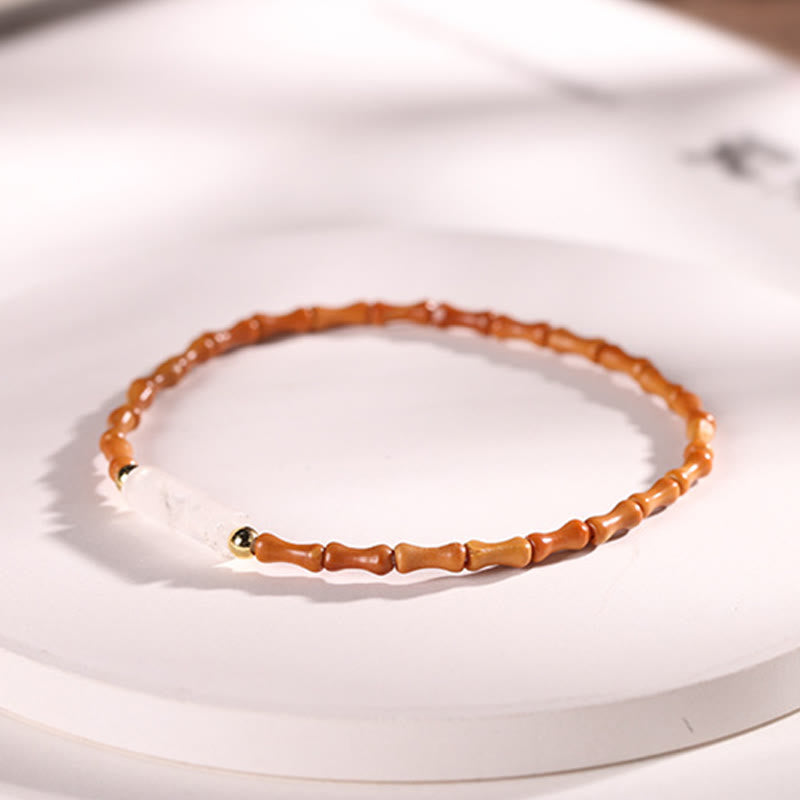 FREE Today: Inner Strength and Peace Ultra-fine Olive Pit Bracelet