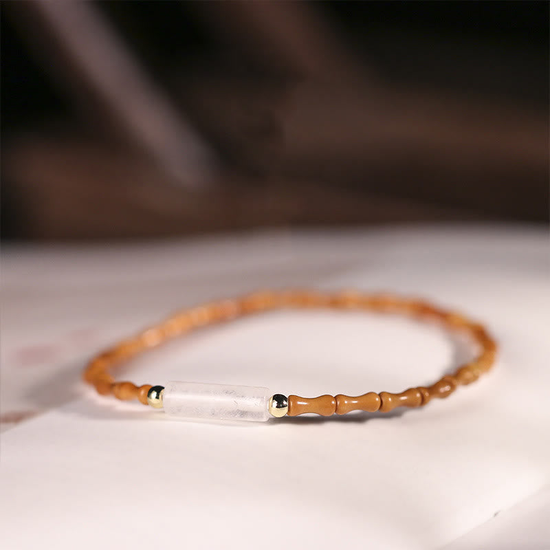 FREE Today: Inner Strength and Peace Ultra-fine Olive Pit Bracelet