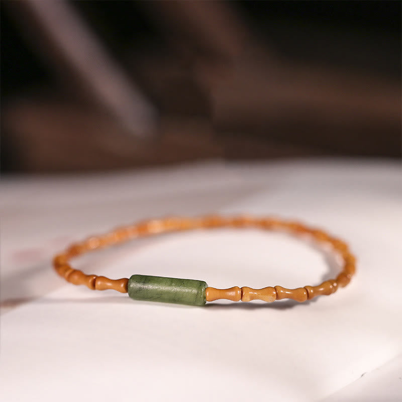 FREE Today: Inner Strength and Peace Ultra-fine Olive Pit Bracelet