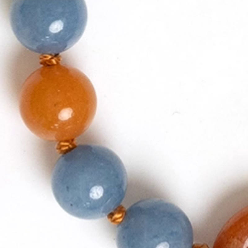 Buddha Stones Colored Aventurine Peace Buckle Cure Bracelet