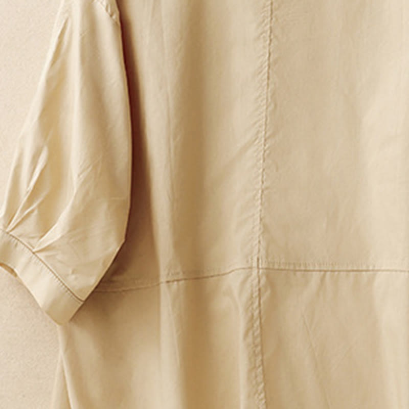 Buddha Stones 2pcs Women's Three-quarter Sleeve Shirt Harem Pants Meditation Clothing Set