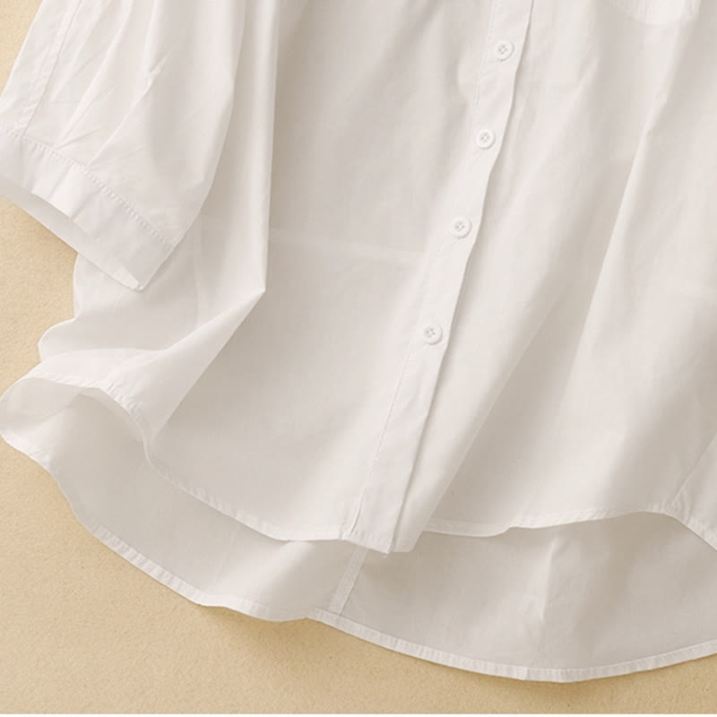 Buddha Stones 2pcs Women's Three-quarter Sleeve Shirt Harem Pants Meditation Clothing Set