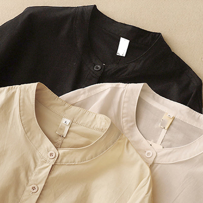 Buddha Stones 2pcs Women's Three-quarter Sleeve Shirt Harem Pants Meditation Clothing Set