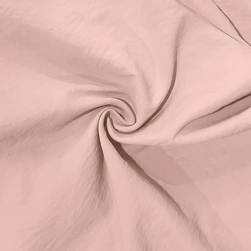 Buddha Stones Solid Color Buttons Fall Long Sleeve Linen Men's Shirt