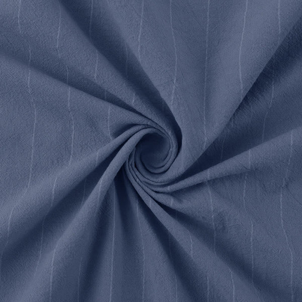 Buddha Stones Solid Long Sleeve Hooded Stripes Drawstring Buttons Linen Men's Shirt