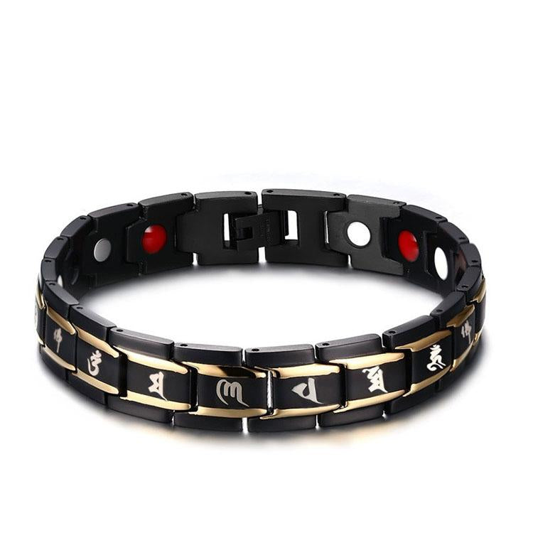 HarmonyFlow IonShield Bracelet – Germanium-Titanium Magnetic Wellness Armor