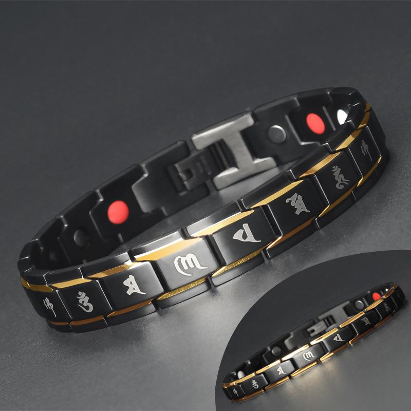 HarmonyFlow IonShield Bracelet – Germanium-Titanium Magnetic Wellness Armor