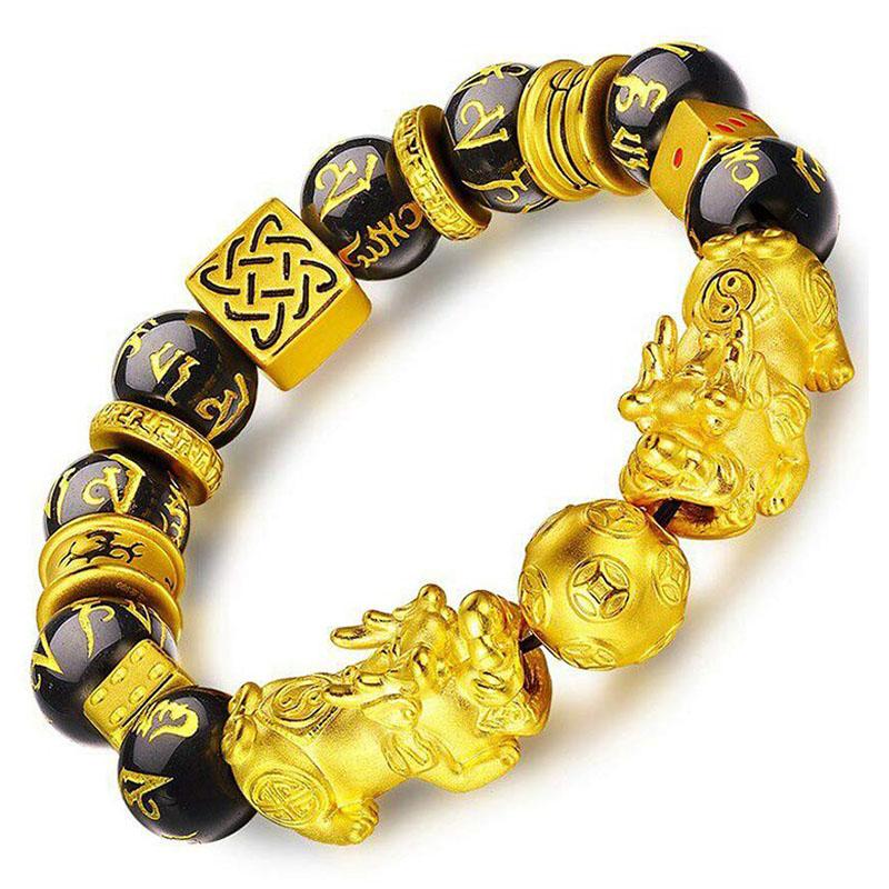 Fortune Guardian Dual Pixiu Bracelet – Wealth Magnet & Prosperity Shield