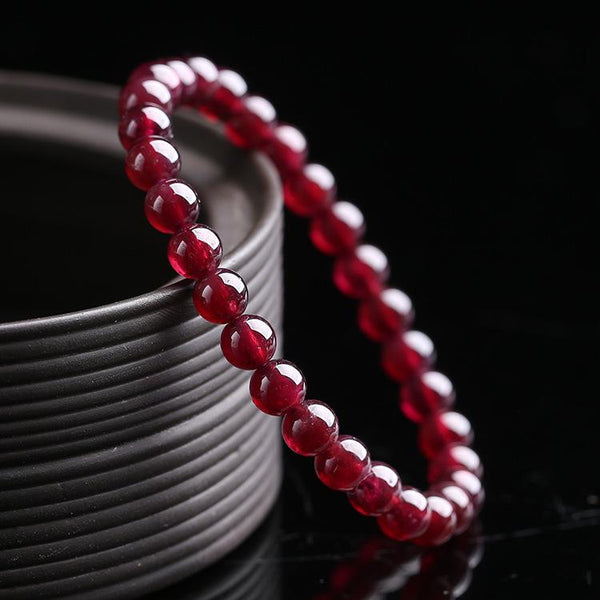 Sacred Heart Ignite: Garnet Passion Pulse Bracelet