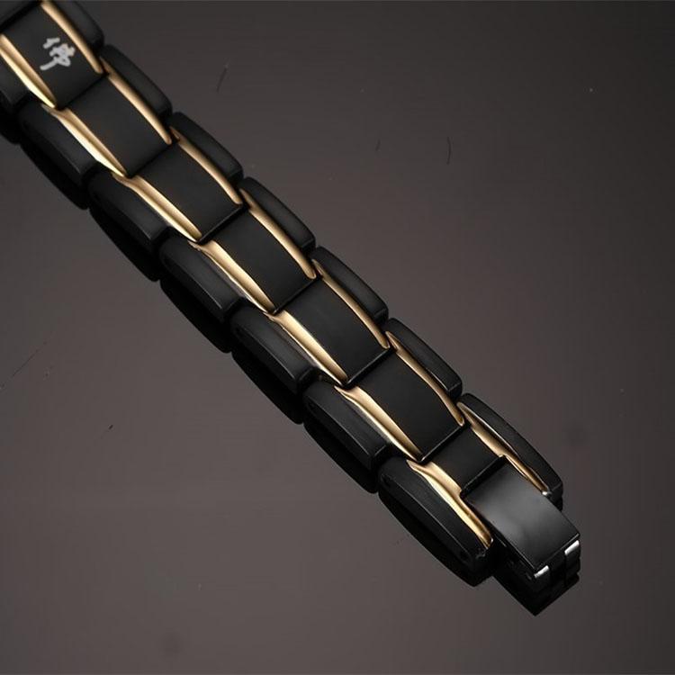 HarmonyFlow IonShield Bracelet – Germanium-Titanium Magnetic Wellness Armor