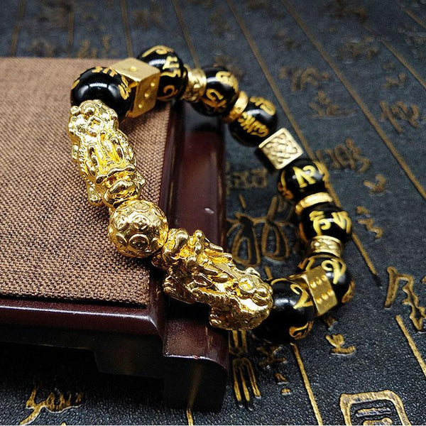 Fortune Guardian Dual Pixiu Bracelet – Wealth Magnet & Prosperity Shield