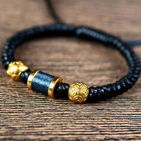 Golden Harmony Feng Shui Coin Bracelet - Wealth Activation & Protection