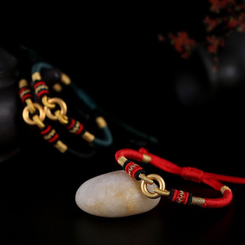 Himalayan Soulbond: Dragon Knot Friendship Talisman Bracelet