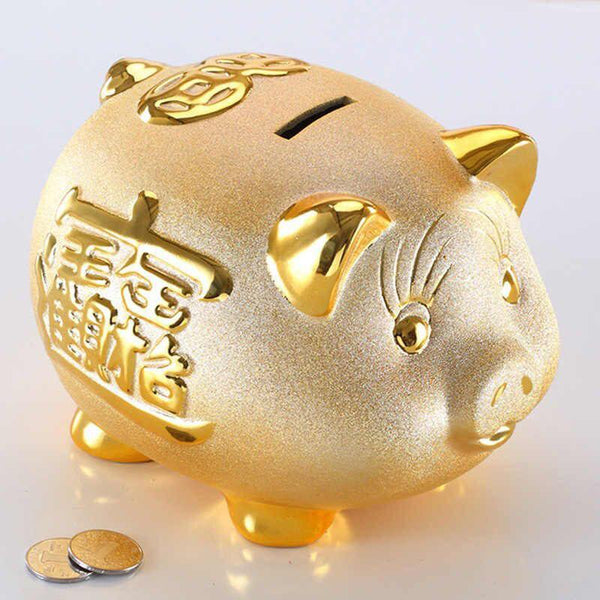 Golden Fortune Guardian – Feng Shui Piggy Bank of Abundance & Intent