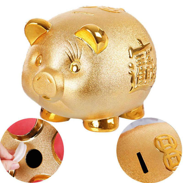 Golden Fortune Guardian – Feng Shui Piggy Bank of Abundance & Intent