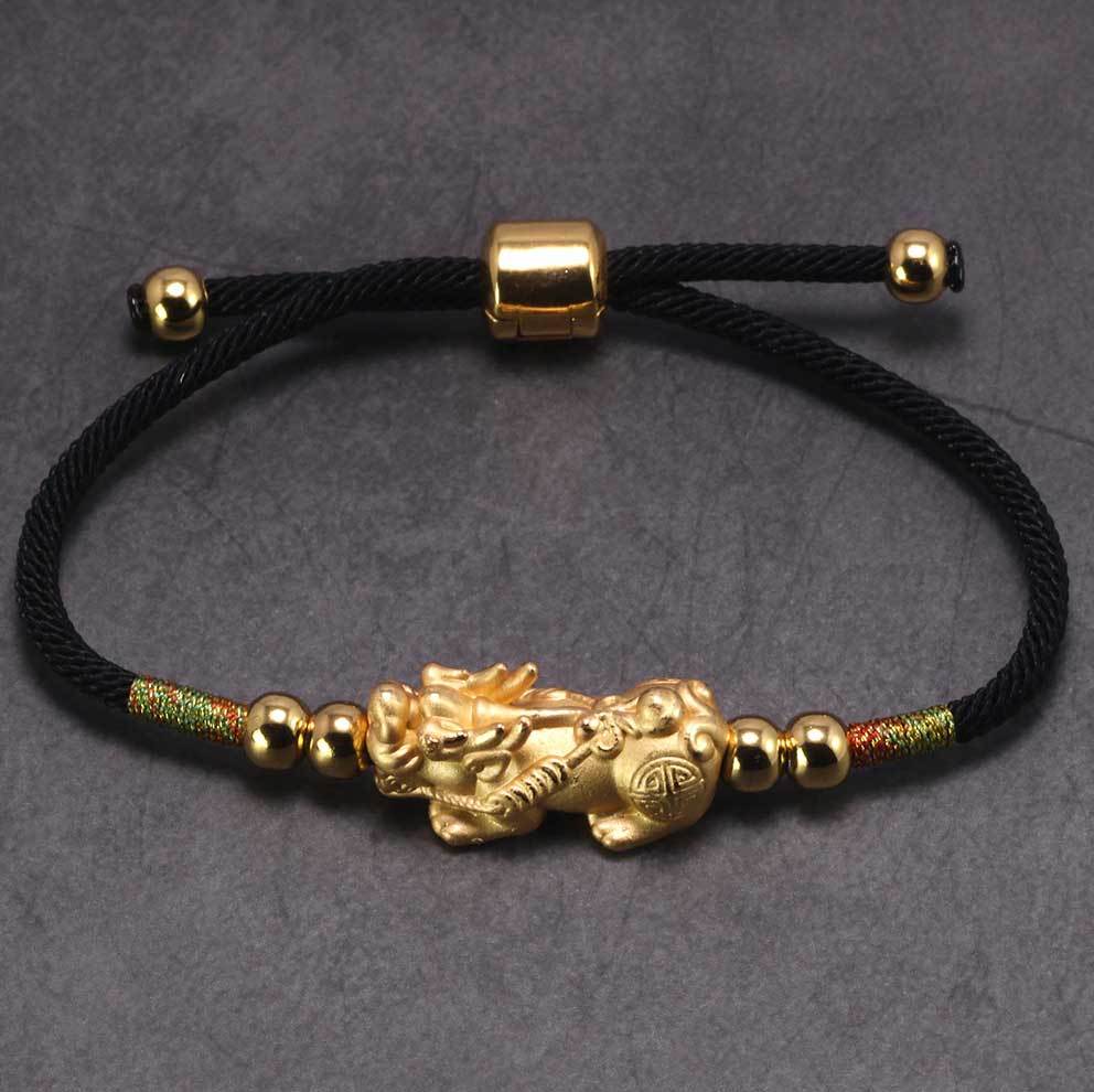 Harmony Guardian Piyao Bracelet – Dual-Color Wealth Talisman