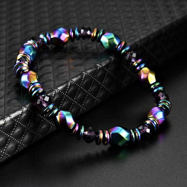 Harmony Flow Magnetic Hematite Bracelet – Grounding & Wellness Energizer