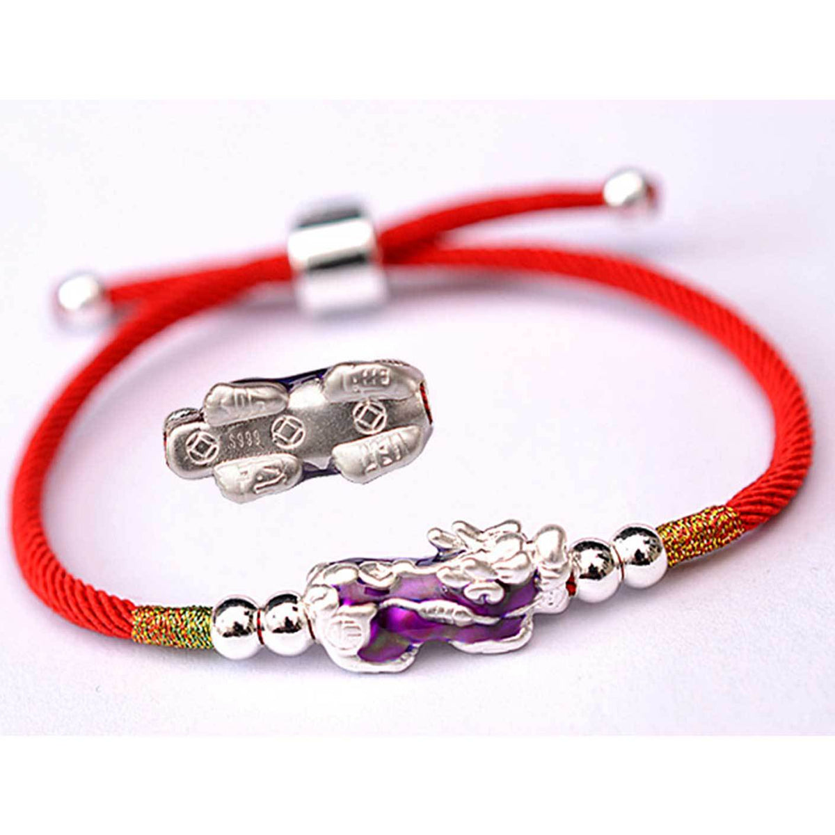 Mystic Wealth Flux Pixiu Bracelet - Feng Shui Charm & Color Magic