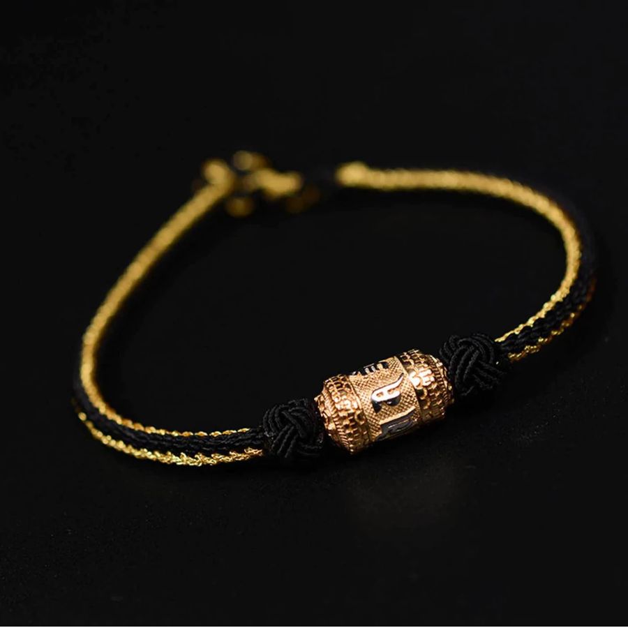 Himalayan Mantra Shield: Om Armor Bracelet